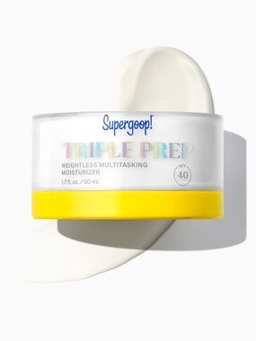 Supergoop! Triple Prep Weightless Multitasking Moisturizer – SPF 40 1.7 oz
NWT